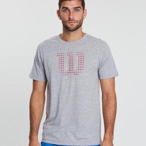 Wilson Men's Grey Stencil Tech T-shirt Large